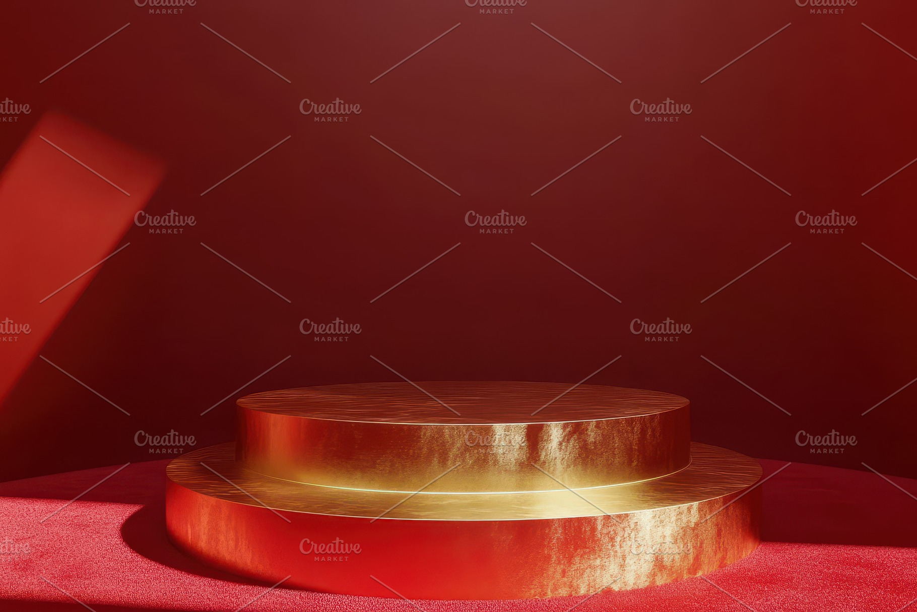 Luxurious gold podium display mockup, a Photo by Iftikhar Alam