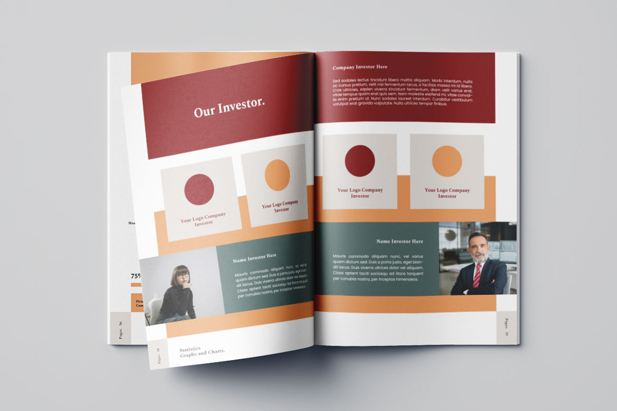 Annual Report Vol.58, a Brochure Template by Bewalrus Studio (Photo 7 of 11)