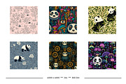 Panda Bear Retro Art Style Patterns, a Pattern Graphic by karenfoleyphoto (Thumbnail 8 of 10)