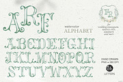 Sage monogram alphabet crest initial, a Decorative Illustration by GrafikBoutique (Thumbnail 1 of 3)