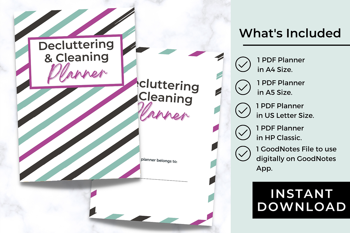 Decluttering Planner - Printable
