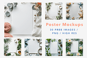 Poster Mockup Set, an Arts & Entertainment Photo by Picturesque Stories (Thumbnail 1 of 2)