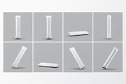 Stick Sachet Mock-Up, a Product Mockup by DesignRushMarket (Thumbnail 2 of 8)