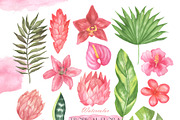 Watercolor Pink Flamingo, an Illustration by OlDm_Shop (Thumbnail 3 of 6)