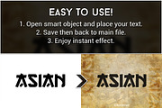 Asian Text Effects, a Brushes & More by Krukowski Graphics (Thumbnail 3 of 3)