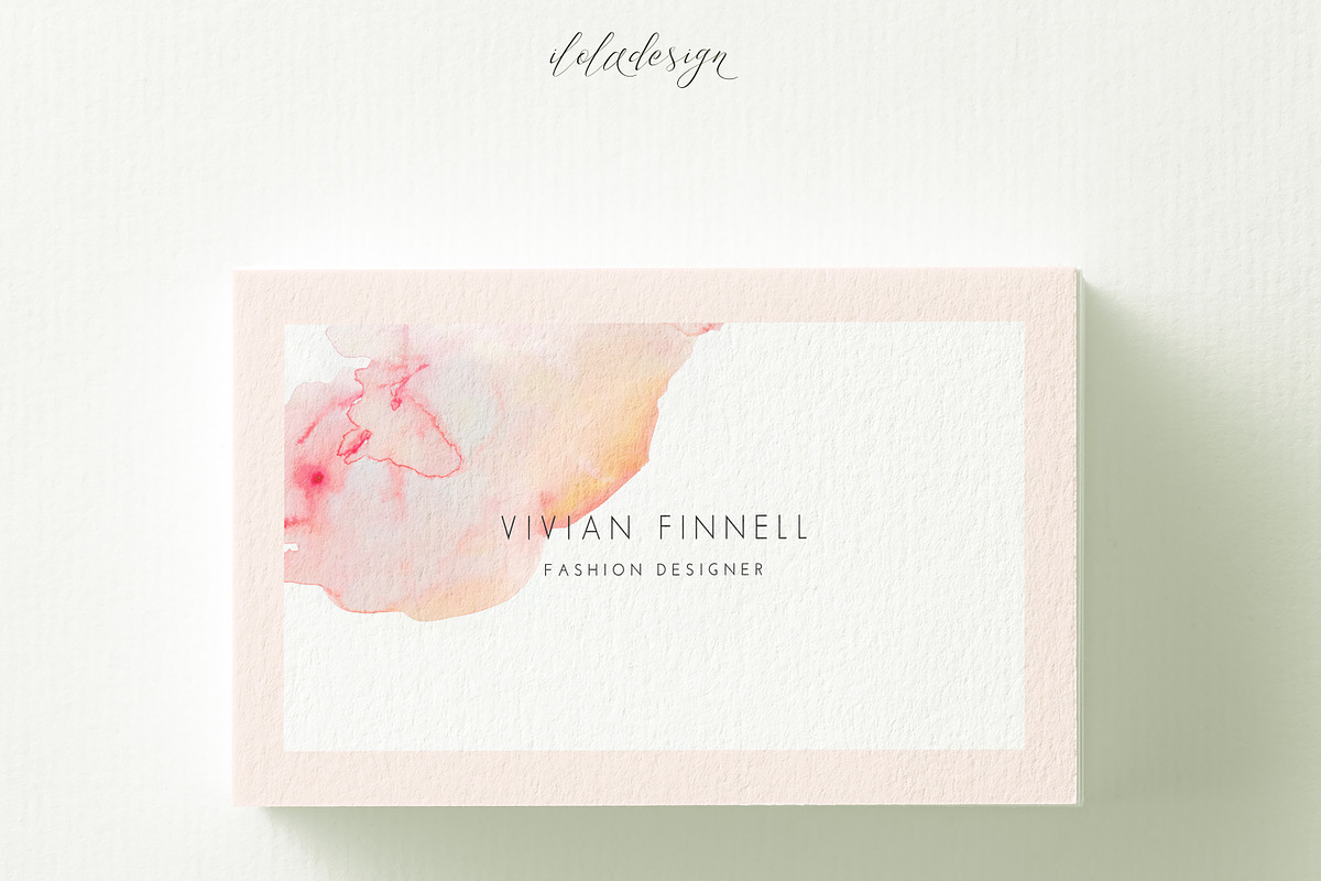 Elegant Business Card, a Business Card Template by iloladesign (Photo 1 of 2)