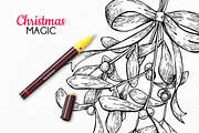 Christmas Hand Drawn Elements Set, a Decorative Illustration by Epine (Thumbnail 4 of 4)