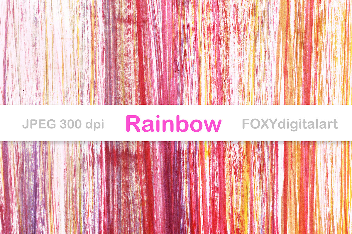 Ombre digital paper rainbow gradient, a Pattern Graphic by FOXYdigitalart (Photo 4 of 11)