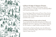 Vintage Christmas Seamless Pattern, a Background Graphic by Hughes Studio (Thumbnail 3 of 8)