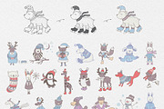 Winter quotes & animals, cards., an Animal Illustration by Designwork (Thumbnail 22 of 23)