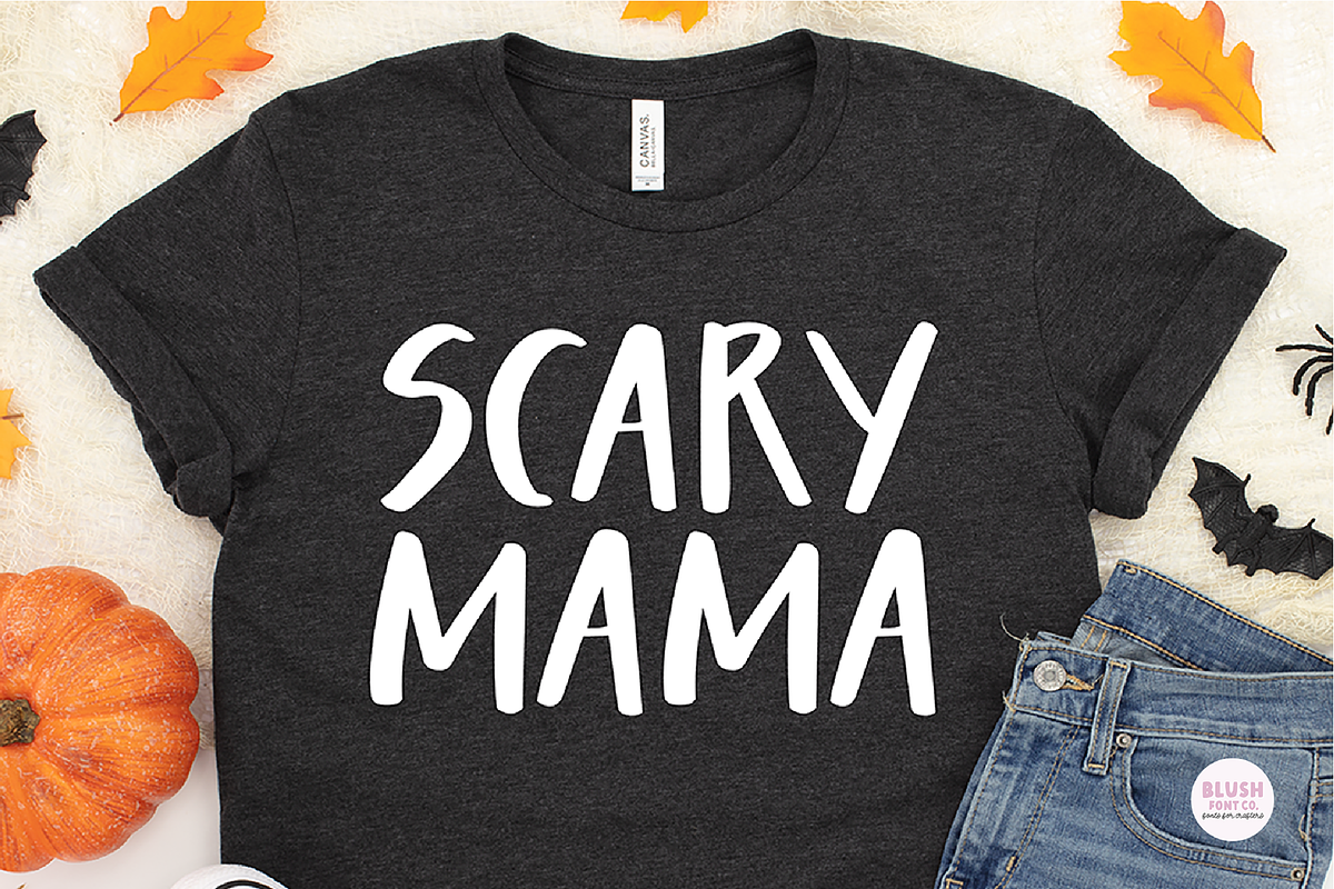 CREAKY STAIRS Scary Halloween Font, a Sans Serif Font by Blush Font Co. (Photo 2 of 6)
