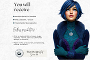 Modern Winter girls cliparts, a Seasonal Illustration by ThatsDesignArt (Thumbnail 2 of 18)