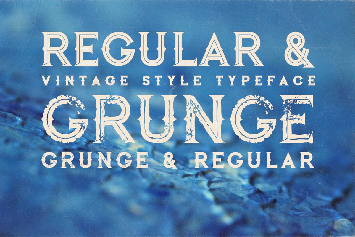Jibril - Vintage Style Font preview 2