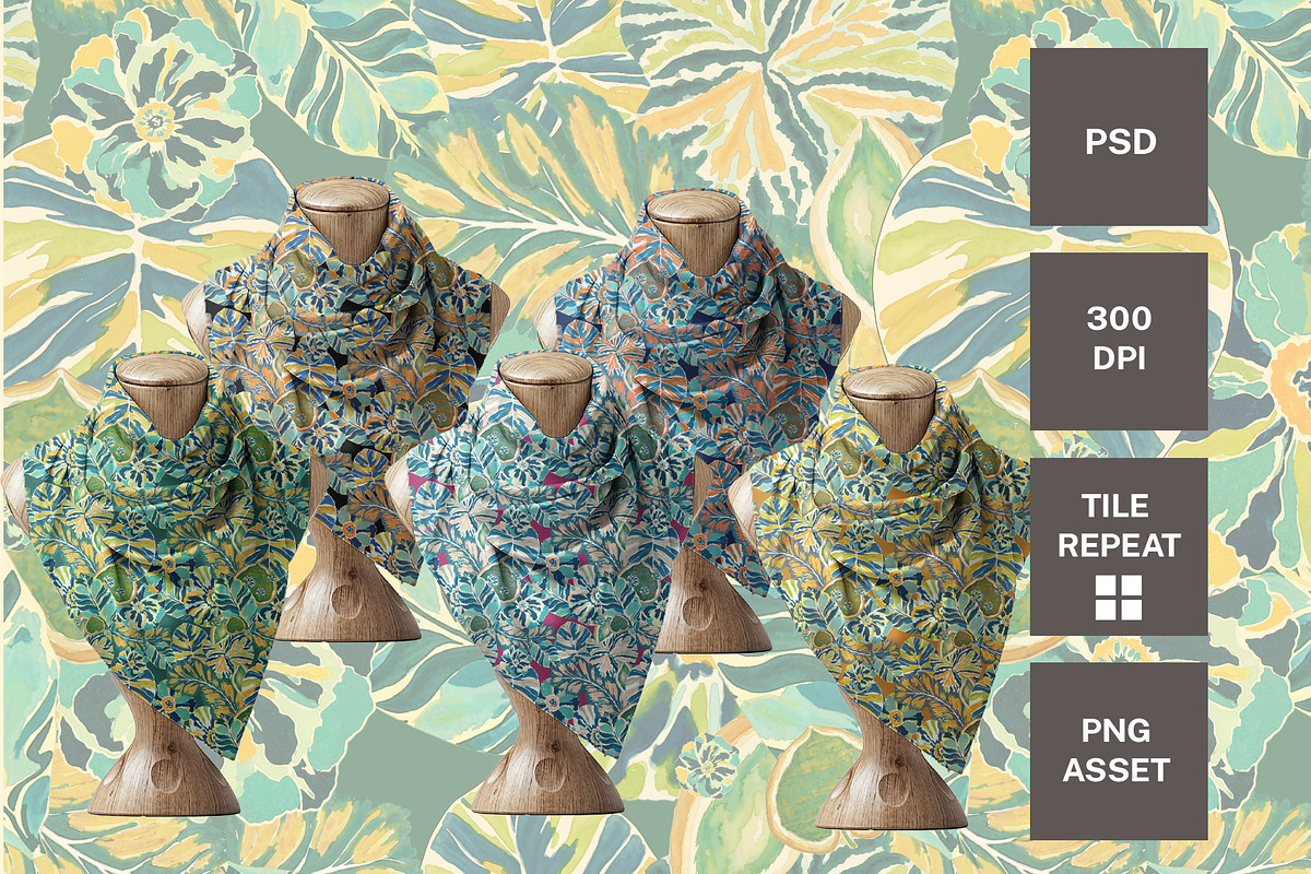 TROPICAL LEAVES, a Pattern Graphic by rumacorakstudio (Photo 6 of 6)