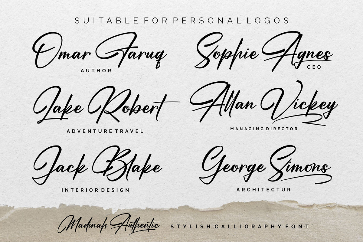Madinah Authentic | Stylish Font, a Script Font by ErgibiStudio (Photo 8 of 10)