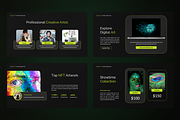 NFT Digital Asset Powerpoint, a Presentation Template by SquidPixey (Thumbnail 3 of 7)