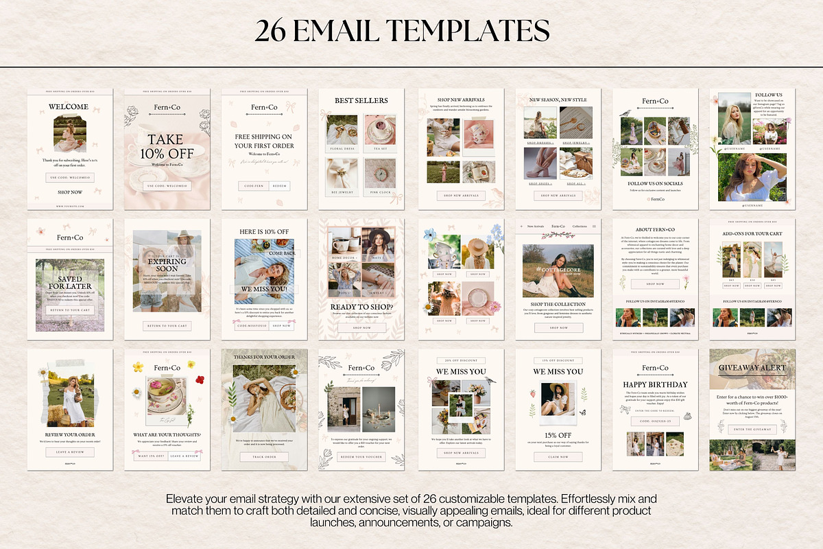 Canva Email Newsletter Templates, an Email Template by Deb Creative Studio (Photo 3 of 8)