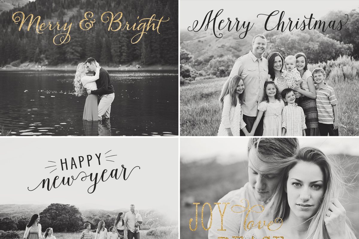 Christmas Wording vol.1 - overlays preview 2