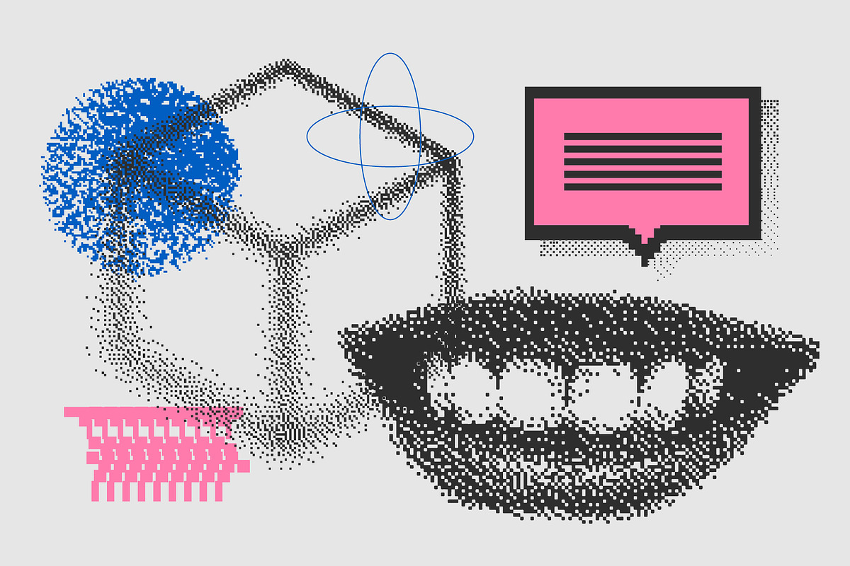 126 Vector Dither Textured Clip Arts, a Graphic by softulka (Photo 11 of 19)