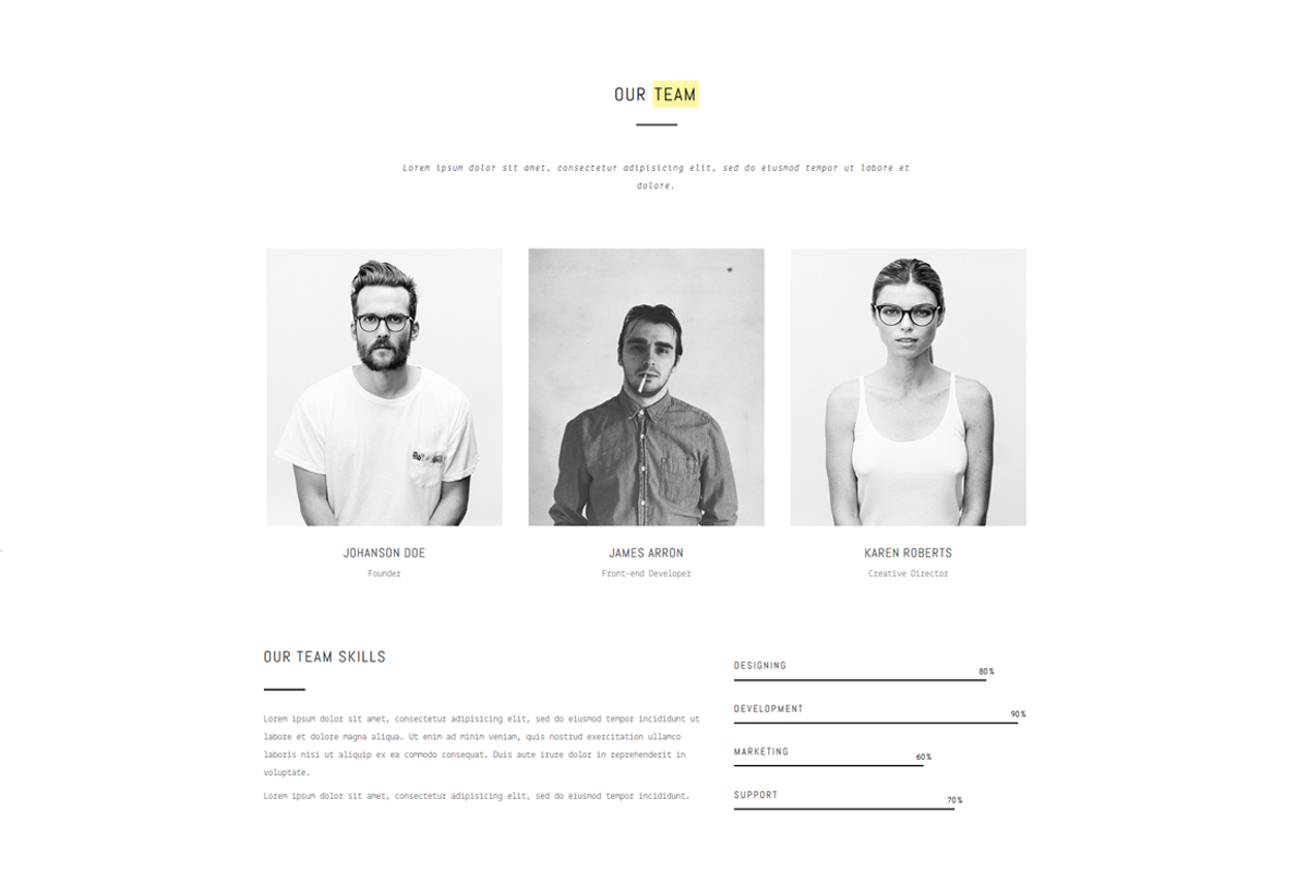 Invers - Personal Portfolio/Resume, a Bootstrap Template by Linewp (Photo 3 of 4)