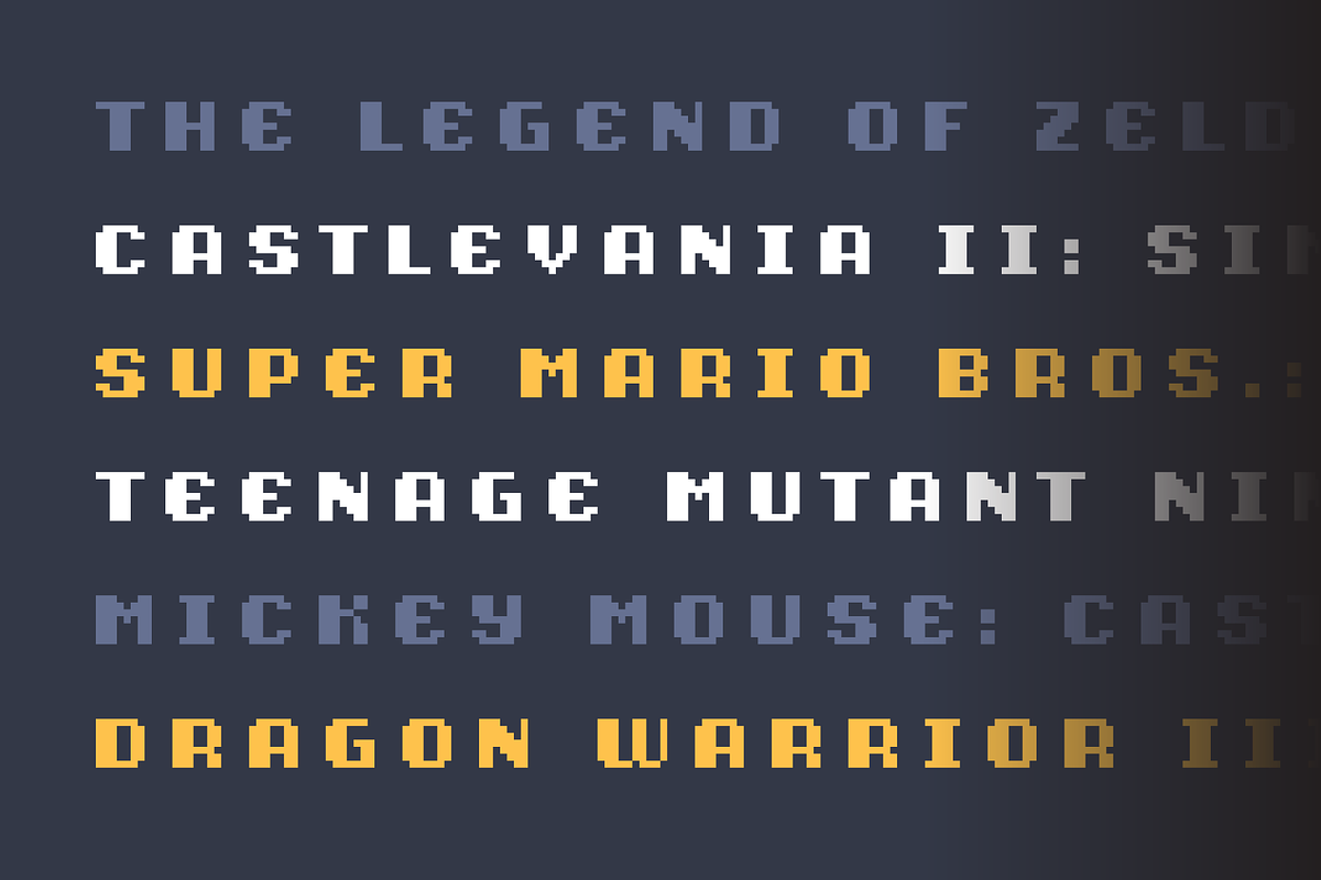 Pixobay - High-Impact Pixel Typeface, a Sans Serif Font by alpercakici (Photo 11 of 14)