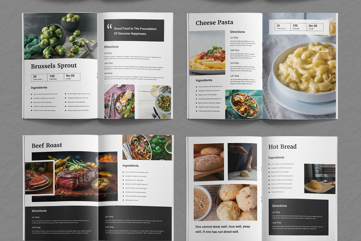 Cook Book Cooking Magazine Layout, a Magazine Template by ContestDesign (Photo 3 of 4)