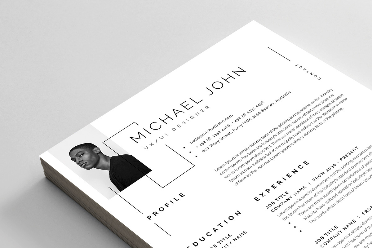 Resume/CV, a Resume Template by Reuix Studio (Photo 5 of 5)