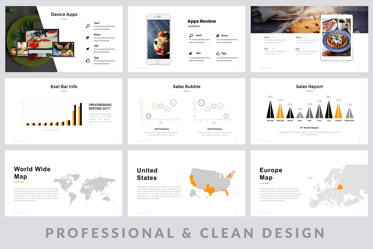 Tasty Food Powerpoint Template, a Presentation Template by ZAAS (Photo 8 of 11)