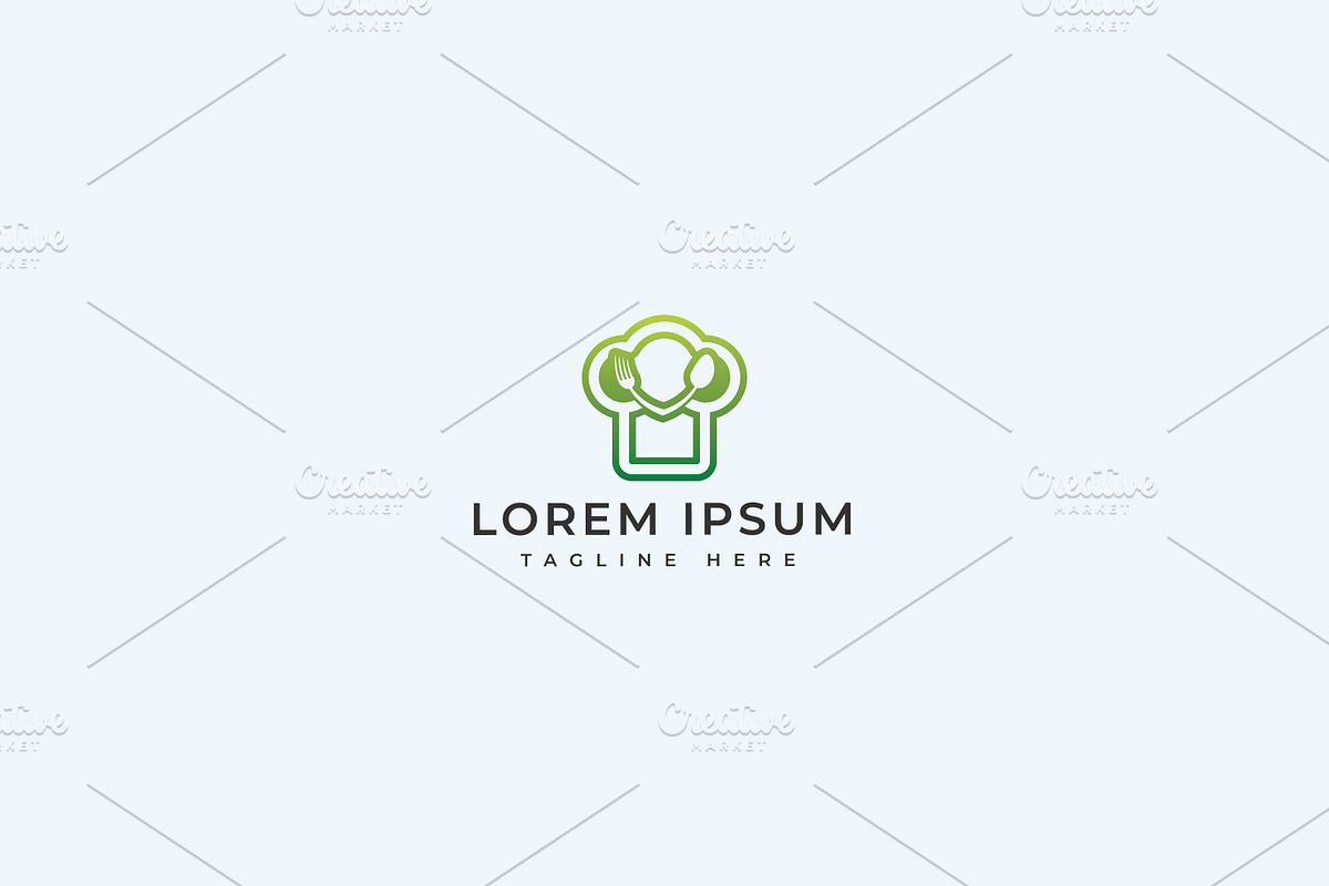 Restaurant logo template, a Branding & Logo Template by vectplus (Photo 2 of 2)