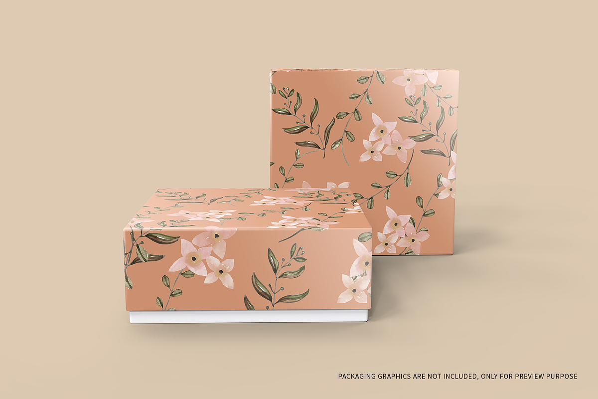 Square Box Packaging Mockups, a Cups & Container Mockup by shaikerintu (Photo 12 of 12)
