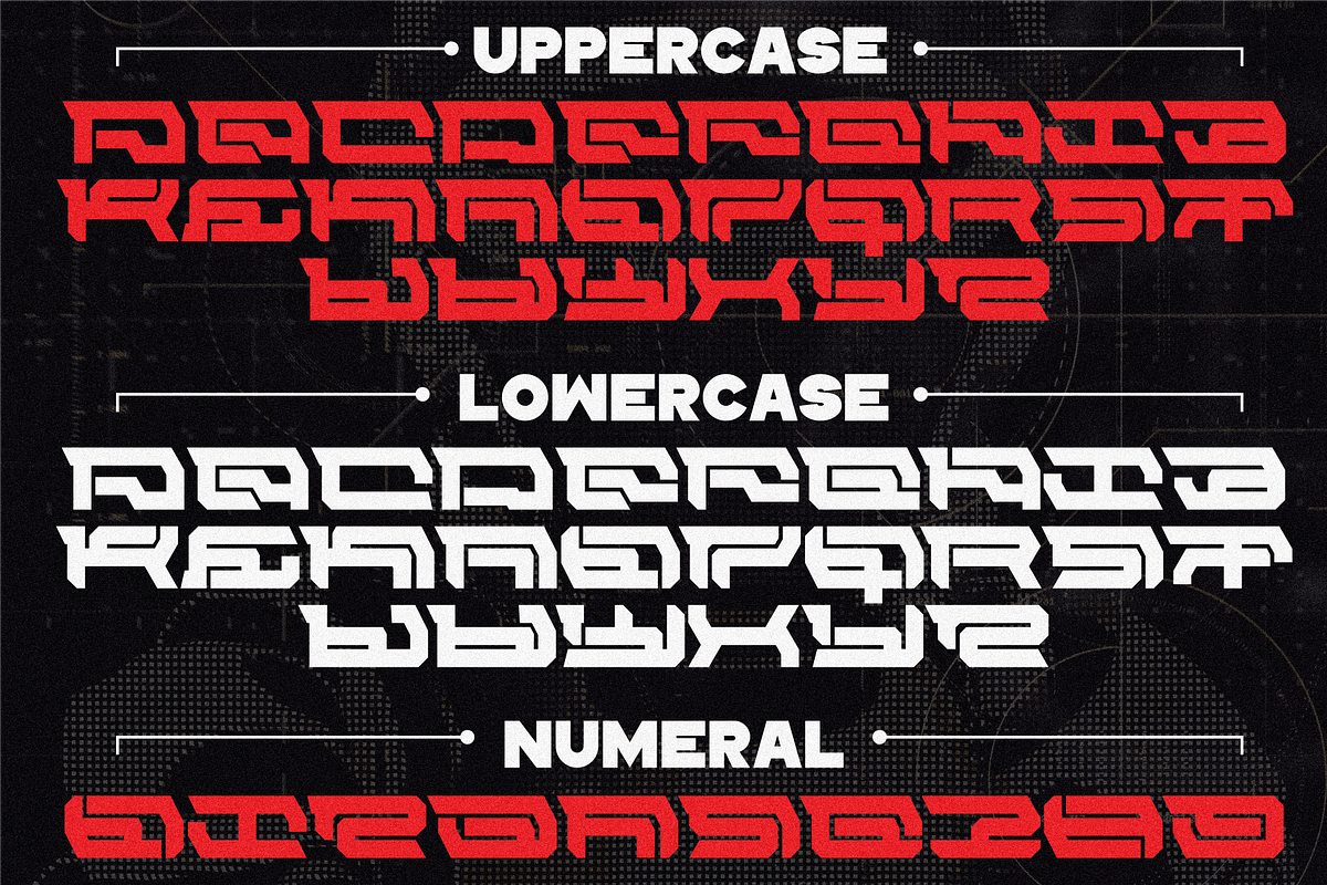 Bizo - Techno Modern Font, a Handwritten Font by MaikoHatta (Photo 5 of 8)