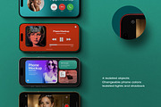iPhone Mockup - Horizontal Set, a Mockup by Avelina Studio (Thumbnail 2 of 3)