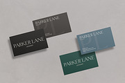 Parker Resume Business Card Template, a Resume Template by Franklin Lane (Thumbnail 6 of 11)