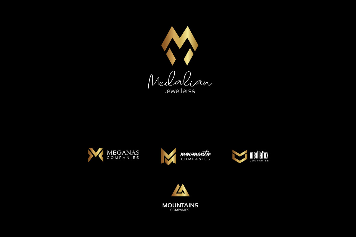 30 Creative Letter M logos, a Branding & Logo Template by CAIRON CREATIVESTUDIO (Photo 2 of 7)