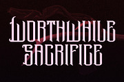 Thorkov Blackletter Display Font, a Blackletter Font by Maulana Creative (Thumbnail 7 of 8)