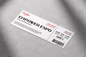 Simple Multipurpose Ticket, a Print Template by Tzochko