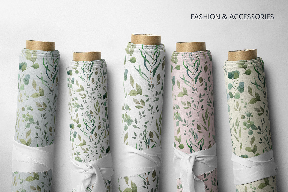 Herbal watercolor collection, a Pattern Graphic by HannaStudio (Photo 4 of 8)