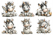 Whimsical Easter Cute Unicorn Clipar, an Illustration by Daily.Designs (Thumbnail 6 of 8)