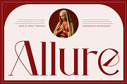 Allure – Elegant Display Serif, a Serif Font by Brand Earth (Thumbnail 1 of 8)
