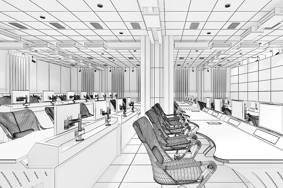 TV Studio Control Room 1, an Architecture 3D Model by akerStudio (Photo 17 of 42)
