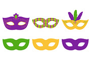 Mardi Gras clipart. Mardi Gras SVG, a Seasonal Illustration by IrinaShishkova (Thumbnail 6 of 6)