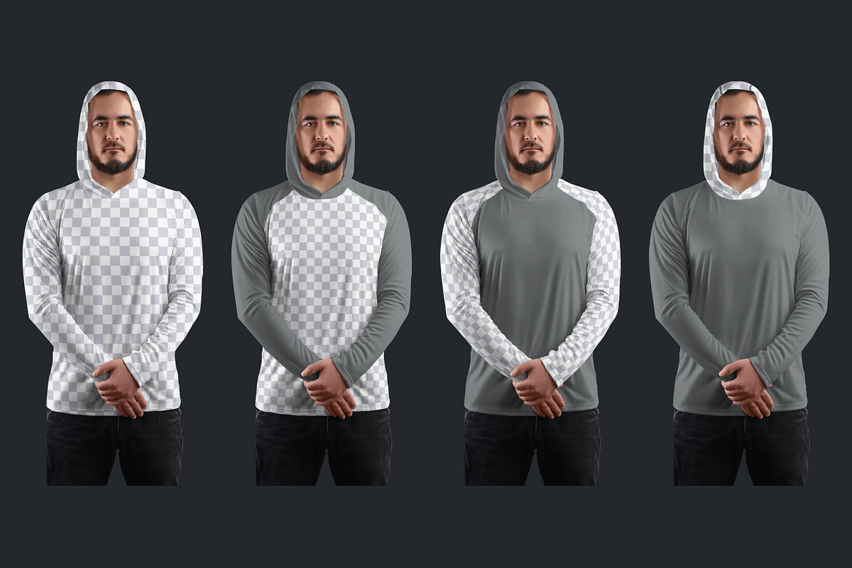7 Men's Mockups Long Sleeve T-Shirt, a Shirt Mockup by Grow Design Craft Studio (Photo 5 of 7)
