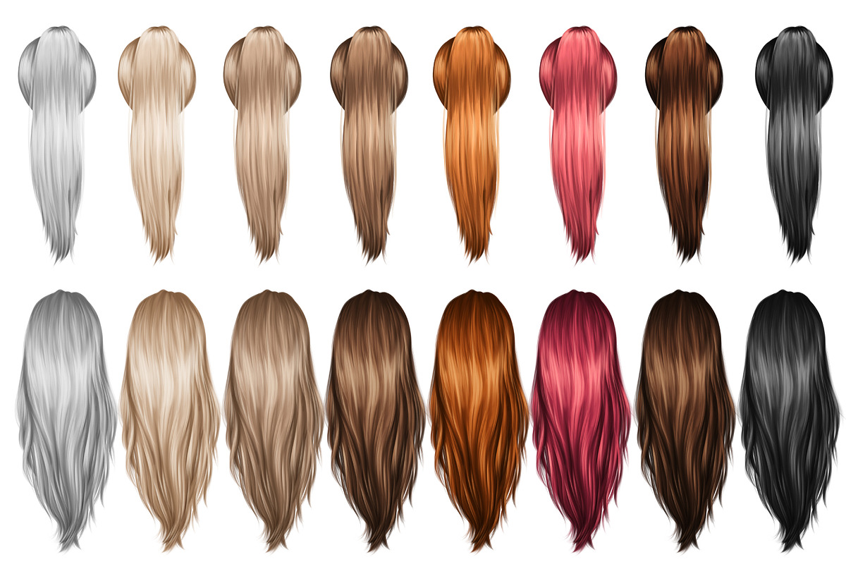Natural hair clipart, an Illustration by Elenbushe (Photo 6 of 10)