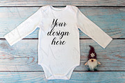 Christmas t-shirts, bodysuit mockups, a Print Template by MockupMarket (Thumbnail 21 of 27)