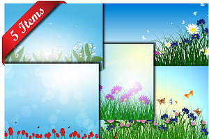 5 Color Meadow Designs