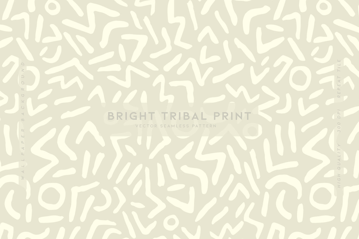 Bright Tribal Print, a Pattern Graphic by MalyskaStudio (Photo 1 of 5)