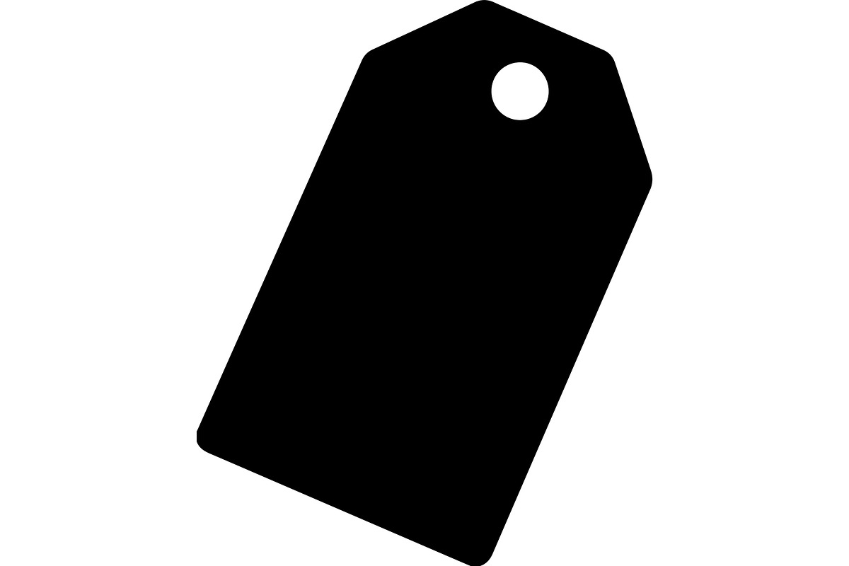 Retail Price Tags Silhouette, an Object Illustration by jahid234 (Photo 9 of 13)