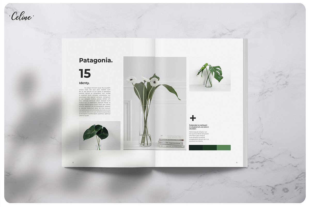 GREENY Nature Magazine Template, a Magazine Template by Celine Studio (Photo 6 of 7)