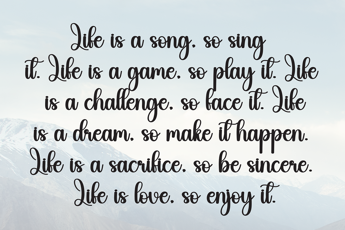 Quality | Script Font, a Handwritten Font by Scratchones (Photo 5 of 8)