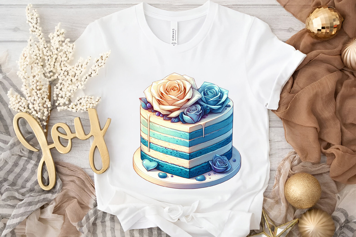 Valentine Cake Sublimation Clipart, an Illustration by DreamArtGraphic (Photo 4 of 6)